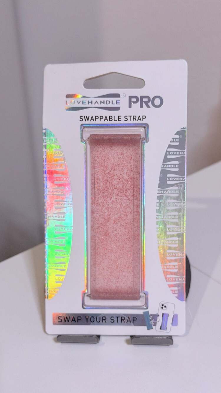 LoveHandle PRO Swappable Strap - Glitter Pink